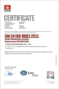 ISO 9001:2015 Certification